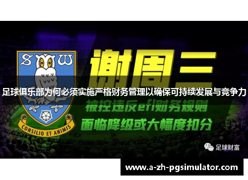 足球俱乐部为何必须实施严格财务管理以确保可持续发展与竞争力 足球俱乐部为何必须实施严格财务管理以确保可持续发展与竞争力